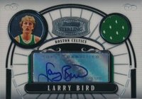 2007 Bowman Sterling #LB Larry Bird Jersey-Autograph Basketball Card