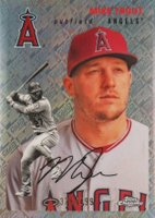 2023 Topps Chrome Platinum Anniversary #150 Mike Trout Topps Refractor Baseball Card