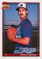 1991 Topps Tiffany #757 Mark Gardner Baseball Card