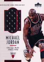1999 Upper Deck MJ Master Collection Game Jersey #MJGJ5 Michael Jordan Basketball Card