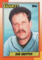 1990 Topps Tiffany #104 Bob Knepper Baseball Card