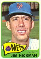 1965 Topps #114 Jim Hickman Baseball Card