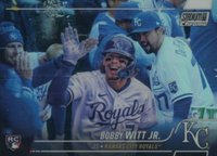 2022 Topps Stadium Club Chrome #2 Bobby Witt Jr. Refractor Baseball Card