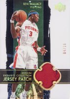 2003 Upper Deck Exquisite Collection #9-P Ben Wallace Patch Basketball Card