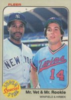 1983 Fleer #633 Mr. Vet & Mr. Rookie Baseball Card