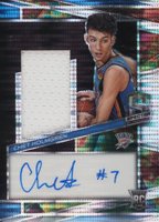 2022 Panini Spectra #244 Chet Holmgren Jersey Autograph-Celestial Basketball Card