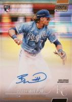 2022 Topps Stadium Club Chrome Autographs #BW Bobby Witt Jr. Gold Refractor Baseball Card