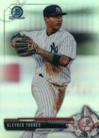 2017 Bowman Prospects #BCP80 Gleyber Torres Chrome-Refractor Baseball Card