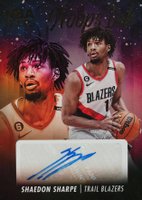 2023 Panini NBA Hoops Ink #HISHP Shaedon Sharpe Basketball Card