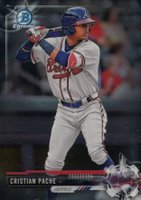 2017 Bowman Draft #BDC40 Cristian Pache Chrome Baseball Card