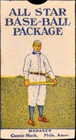 1910 All Star Base-Ball # Connie Mack Baseball Card