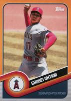 2020 Topps Brooklyn Collection #38 Shohei Ohtani Orange Baseball Card