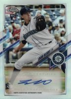 2021 Topps Chrome Update Autographs #LGI Logan Gilbert Baseball Card