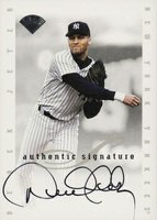 1996 Leaf Signature Extended Autographs # Derek Jeter Baseball Card