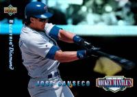 1994 Upper Deck Mickey Mantle Long Shots #MM4 Jose Canseco Electric Diamond Baseball Card