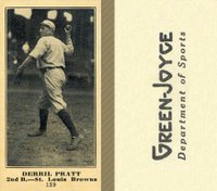 1916 Green-Joyce #139 Derril Pratt (Derrill) Correct spell Derrill Baseball Card