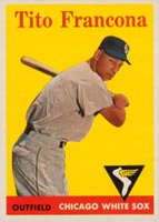 1958 Topps #316 Tito Francona Baseball Card