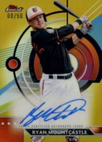 2023 Topps Finest Finest Autographs #RM Ryan Mountcastle Gold Baseball Card