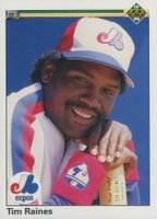 1990 Upper Deck #177 Tim Raines Baseball Card