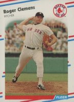 1988 Fleer #349 Roger Clemens Baseball Card