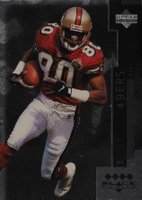 1998 Upper Deck Black Diamond #104 Jerry Rice Quadruple Football Card