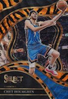 2023 Panini Select #241 Chet Holmgren Tiger Prizm Basketball Card