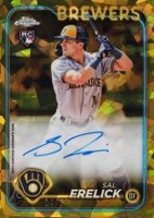 2024 Topps Chrome Sapphire Chrome Sapphire Autographs #CSASF Sal Frelick Gold Baseball Card
