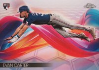 2024 Topps Chrome Helix #HX13 Evan Carter Baseball Card