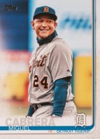 2019 Topps #230 Miguel Cabrera Gray Jersey Baseball Card