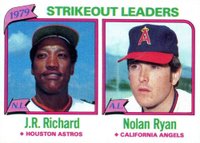 1980 Topps #206 Strikeout Leaders Baseball Card
