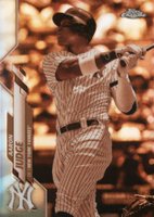 2020 Topps Chrome #50 Aaron Judge Sepia Refractor Baseball Card