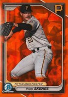 2024 Bowman Sapphire Edition Chrome Prospects #BCP125 Paul Skenes Orange Baseball Card
