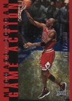 1998 Upper Deck MJ Living Legend Game Action #G13 Michael Jordan Red Basketball Card