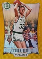2012 Panini Prizm  #163 Larry Bird Gold Prizm Basketball Card