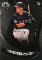 2022 Topps Chrome Black #24 Steven Kwan Baseball Card