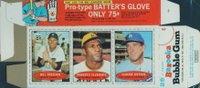 1971 Bazooka No Number # Freehan/Clemente/Osteen Complete Box Unnumbered Baseball Card
