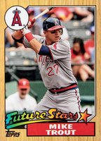 2012 Topps 1987 Topps Minis #TM-127 Mike Trout Baseball Card