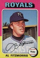 1975 Topps #24 Al Fitzmorris Baseball Card