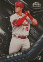 2023 Topps Chrome Black #68 Nolan Gorman Baseball Card