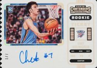 2022 Panini Contenders #137 Chet Holmgren Variation-Autograph-Stub Basketball Card