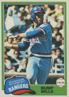 1981 O-Pee-Chee #173 Bump Wills Baseball Card