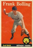 1958 Topps #95 Frank Bolling Baseball Card