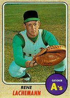 1968 Topps #422 Rene Lachemann Baseball Card