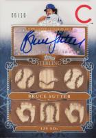 2010 Topps Sterling Sterling Stats Relics Six #SSAR46 Bruce Sutter Autograph-10 Baseball Card
