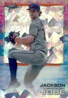 2021 Bowman's Best #44 Jackson Jobe Atomic Refractor Baseball Card