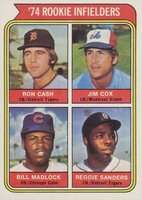 1974 Topps #600 Rookie Infielders Baseball Card