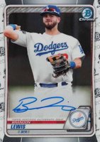 2020 Bowman Chrome Prospect Autographs #CPABL Brandon Lewis Baseball Card