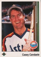1989 Upper Deck #58 Casey Candaele Baseball Card