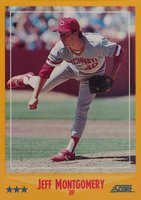 1988 Score Glossy #497 Jeff Montgomery Baseball Card