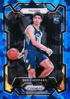 2023 Panini Prizm #172 Ben Sheppard Blue Ice Basketball Card